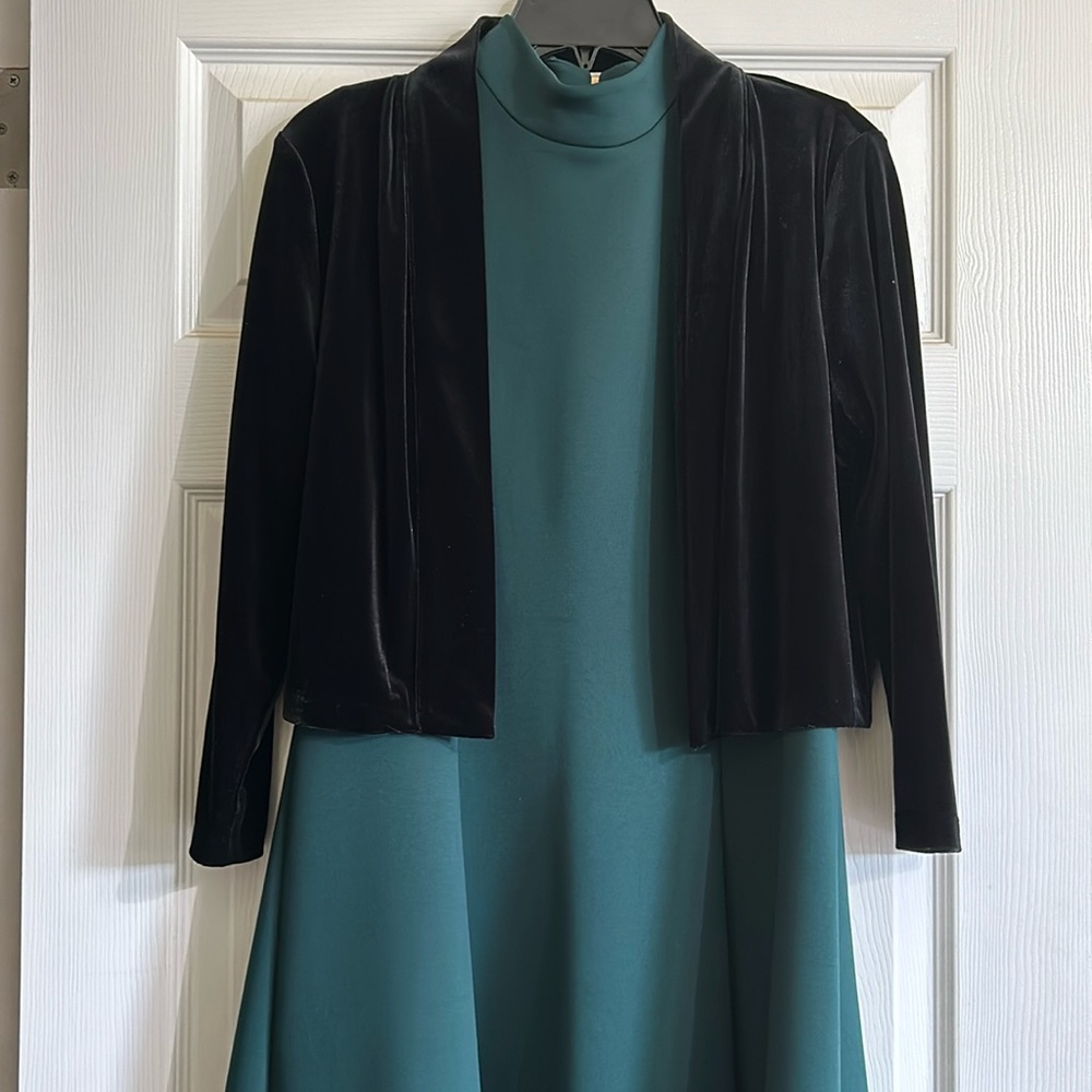 Calvin Klein A-line dress with shrug